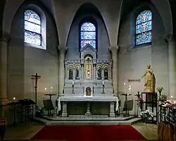 Chapel in the apse.