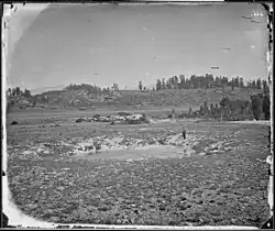 Pagosa hot springs in 1874, photograph: Timothy O'Sullivan
