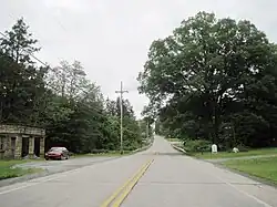 PA 53 northbound in Dean