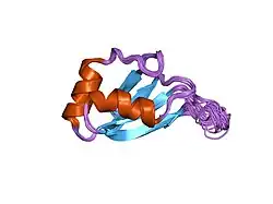 1hd1: HETEROGENEOUS NUCLEAR RIBONUCLEOPROTEIN D0 (HNRNP D0 RBD1), NMR