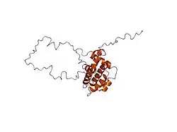 1lxl: NMR STRUCTURE OF BCL-XL, AN INHIBITOR OF PROGRAMMED CELL DEATH, MINIMIZED AVERAGE STRUCTURE