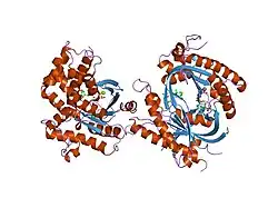 1tl7: Complex Of Gs- With The Catalytic Domains Of Mammalian Adenylyl Cyclase: Complex With 2'(3')-O-(N-methylanthraniloyl)-guanosine 5'-triphosphate and Mn