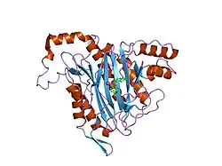 1yw9: h-MetAP2 complexed with A849519