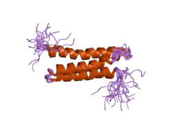 2d9d: Solution structure of the BAG domain (275-350) of BAG-family molecular chaperone regulator-5