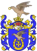 Jastrzębiec V – coat of arms of Brzozowski and i Koczasski families