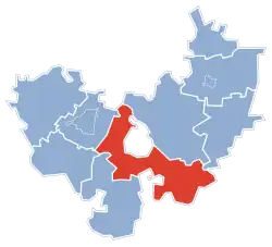 Gmina Łomża within the Łomża County