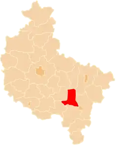 Location within the voivodeship