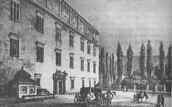 Engraving of the Palace from 1836