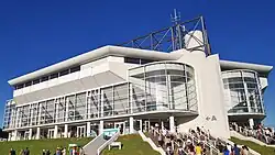 Palais des Sports during France vs Tunisia, on July 31, 2023.