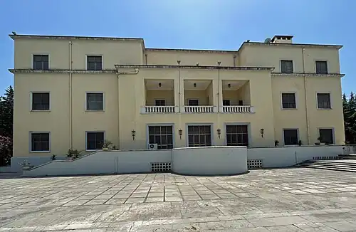 The north side of the palace