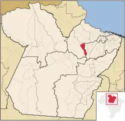 Location in the State of Pará