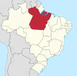 Location in Brazil