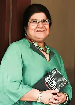 Anand at a Talking Books event in 2019