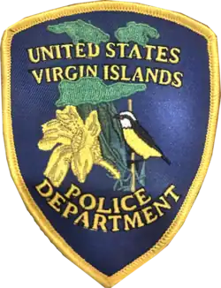 Virgin Islands Police patch, introduced in 2020