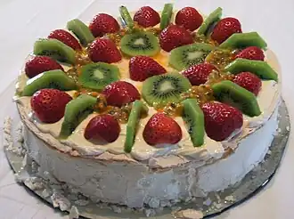 Pavlova, a meringue-based dessert of Australian and New Zealand origin