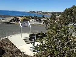 Penguin General Cemetery's interpretative signage