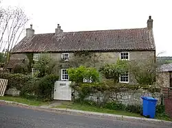 Picture of the exterior of Pennywells Cottage.