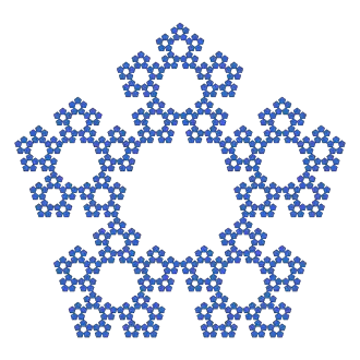 4th iteration, without center pentagons