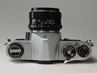 Spotmatic SP top view