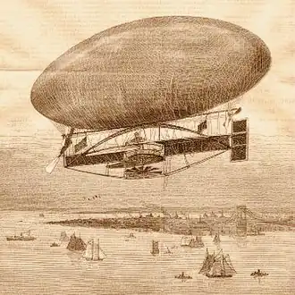Peter Campbell Airship, America