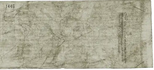 colour copy of the reverse of the petition