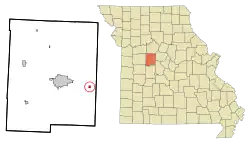 Location of Smithton, Missouri