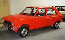 The 104 was originally available only with a four-door booted body. The hatchback version appeared four years later