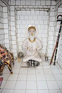 Idol of Baba Sidh located within a Punjabi folk religion shrine in Chugawan village