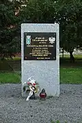Monument commemorating Poles deported to Siberia