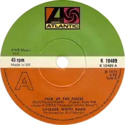 Side A of the British single