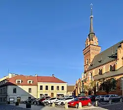 View of the central part of the square