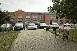 Train station building