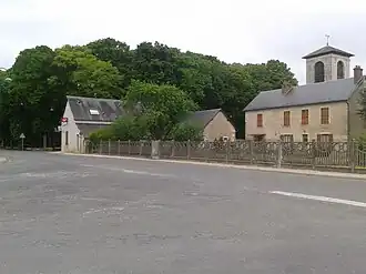The main square in Arçay
