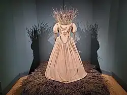 Plague Dress by Anna Dumitriu, on display during the Fragile Microbiomes exhibition