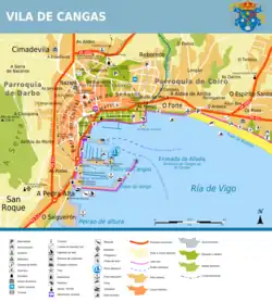 Map of Cangas