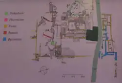 Plans of the excavation conducted by the Italian 'Missione Archeologica' expedition in the 1960s
