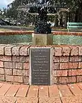 This fountain was erected by public subscription in memory of John Peard Mays of the N.Z. Artillery and Harold Frankham of the N.Z. 4th contingent both of Devonport who lost their lives in the South African War 1901