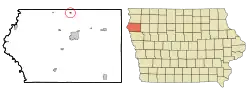 Location of Struble, Iowa
