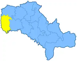 Location in the Podolia Governorate