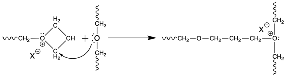 Polyoxetane temporary termination