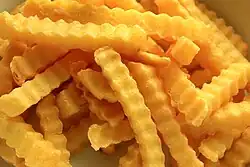 Crinkle-cut fries