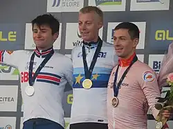 Podium of the 2023 European CX Championship.