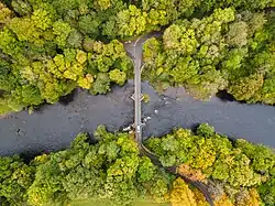 Aerial view of Pont Cysyllte