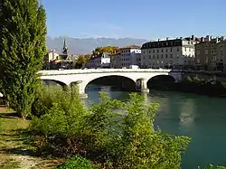 The Isère leaving Grenoble