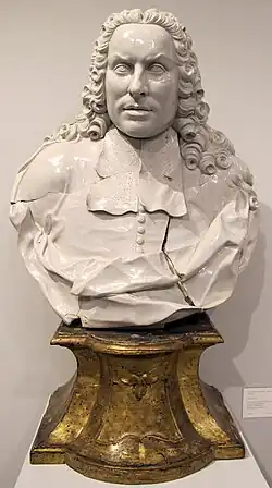 Bust of Marchese Carlo Ginori (1702–1757), in Doccia porcelain, c. 1750–55
