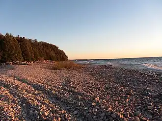 Porcupine Bay, southwestern view