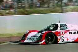 Close up of Porsche at the 1994 LeMans