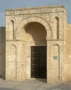 Entrance of the Fatimid Great Mosque of Mahdia (10th century)