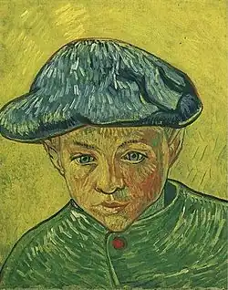 Portrait of Camille Roulin, 1888, Oil on Canvas, 40.5 X 32.5 cm, Van Gogh Museum, Amsterdam, Netherlands (F538)