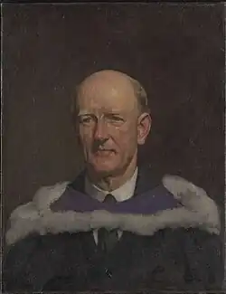 Portrait of Dr. Alfred Ernest Floyd by Bernard Hall c. 1927